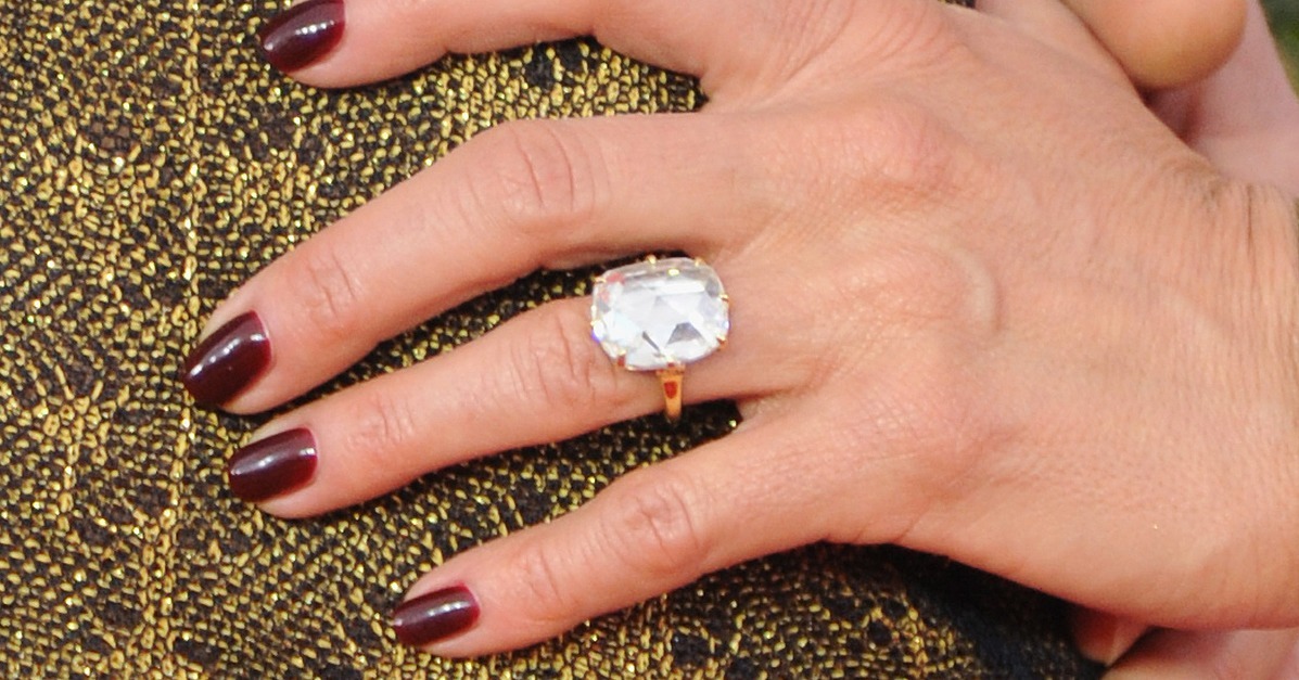 Biggest Celebrity Engagement Rings POPSUGAR Celebrity