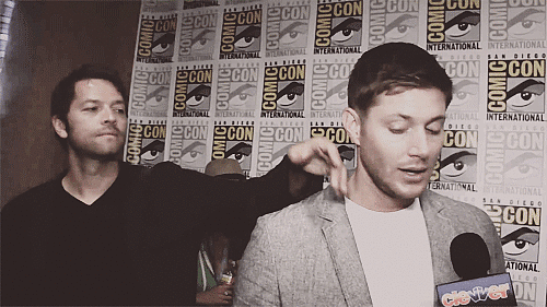 This Face Stroking 14 Jensen Ackles And Misha Collins Moments That