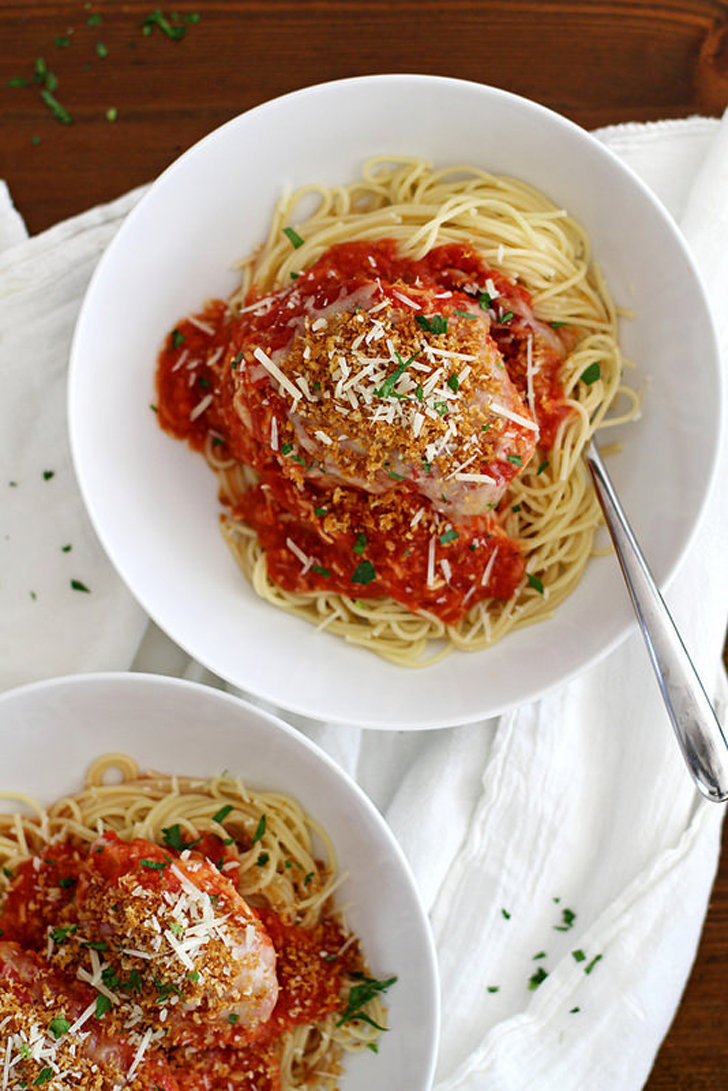 Slow Cooker Chicken Parmesan 18 Set It And Forget It Italian Dinner Recipes Popsugar Food 