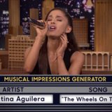 Ariana Grande's Christina Aguilera Impression