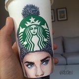 This Guy Draws Fashion Sketches on Coffee Cups - and He's Really, Really Good