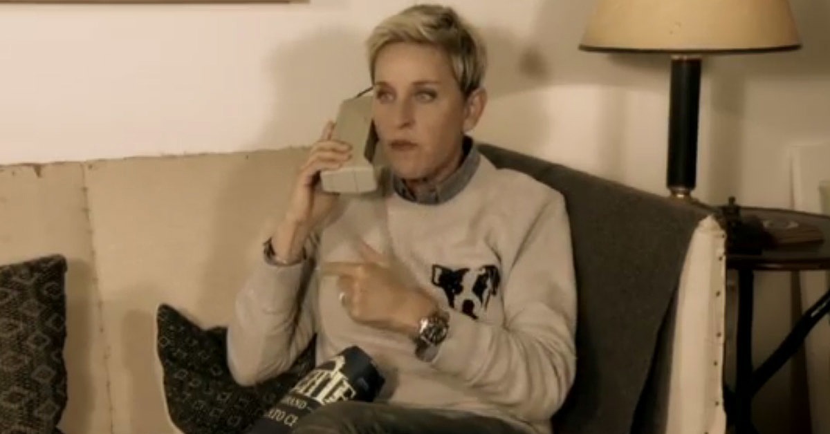 Ellen DeGeneres Inspired Adele's "Hello" | Video | POPSUGAR ...