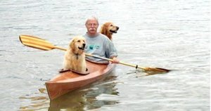 Man's Custom Kayak That Fits Two Dogs Is Totally Paw-some