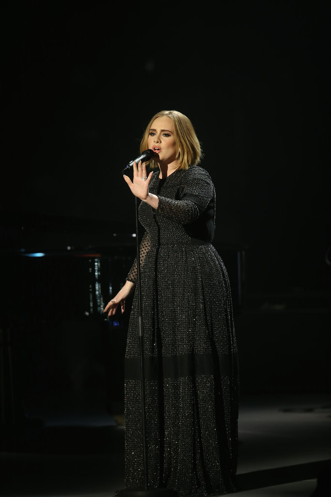 Adele's Dress on The X Factor 2015 | POPSUGAR Fashion UK