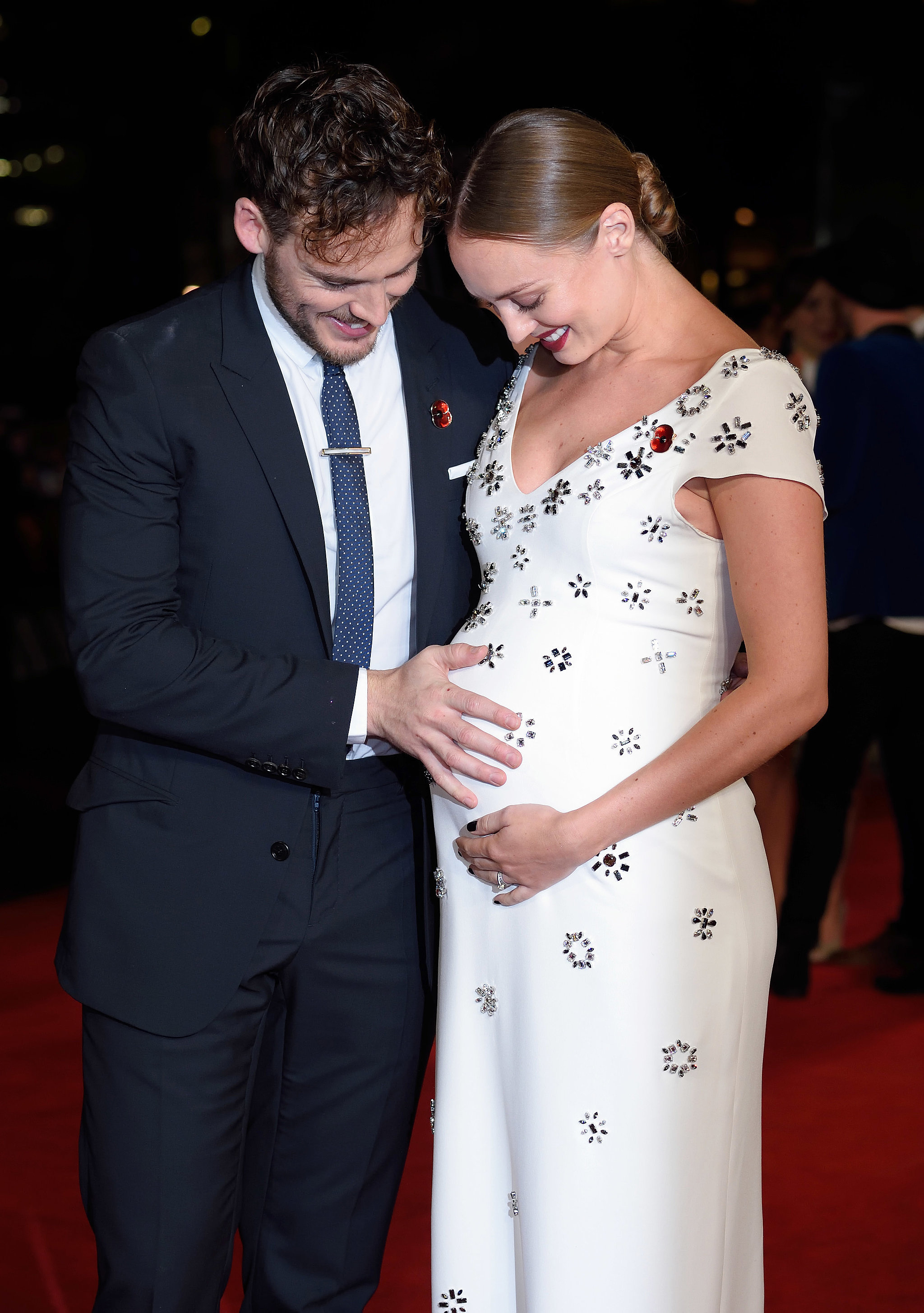 Laura Haddock Buns in the Oven 25 Stars Who Are Expecting Babies