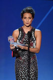 Alicia Vikander's Critics' Choice Awards Dress Is the Fashion Version of a Mic Drop