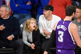 Chris Martin Gets in Some Quality Time With Son Moses Ahead of the Super Bowl