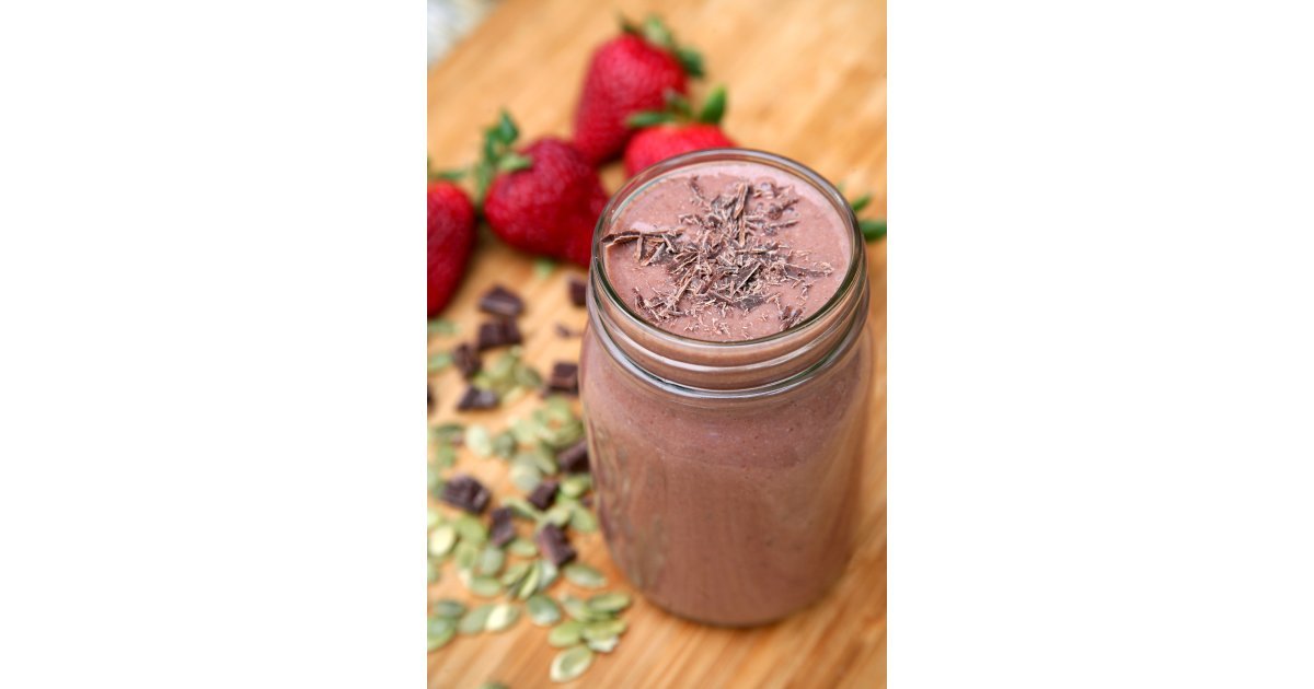 Chocolate Strawberry Banana Better Sex Smoothie Not A Drop Of Dairy
