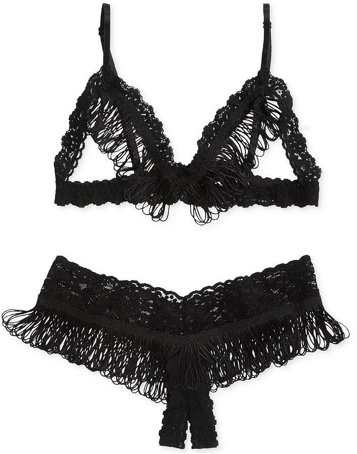 Hanky Panky After Midnight Fringe Bralette ($44)
