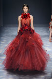The Floral Gowns at Marchesa Were So Pretty, We Almost Thought the Roses Were Real