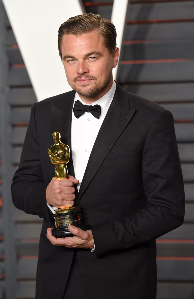 Leonardo Dicaprio At The Oscars 2016 Popsugar Celebrity 