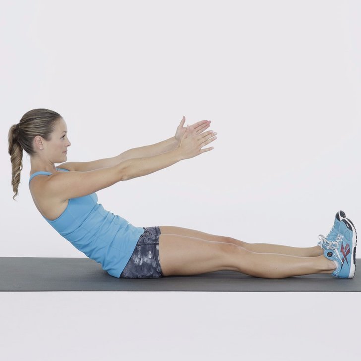 Ab RollUp Exercise POPSUGAR Fitness