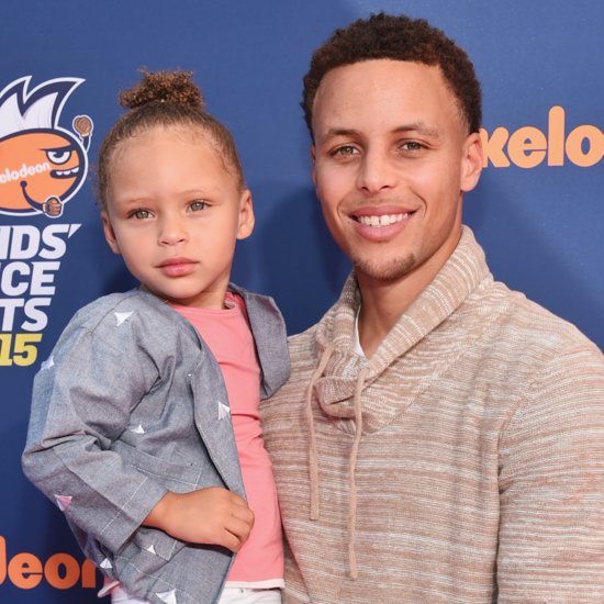 Stephen and Riley Curry at Kids' Choice Sports Awards 2015 | POPSUGAR