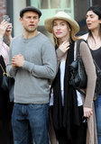 Charlie Hunnam Cozies Girlfriend During