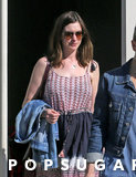 Anne Hathaway Steps Nearly Months