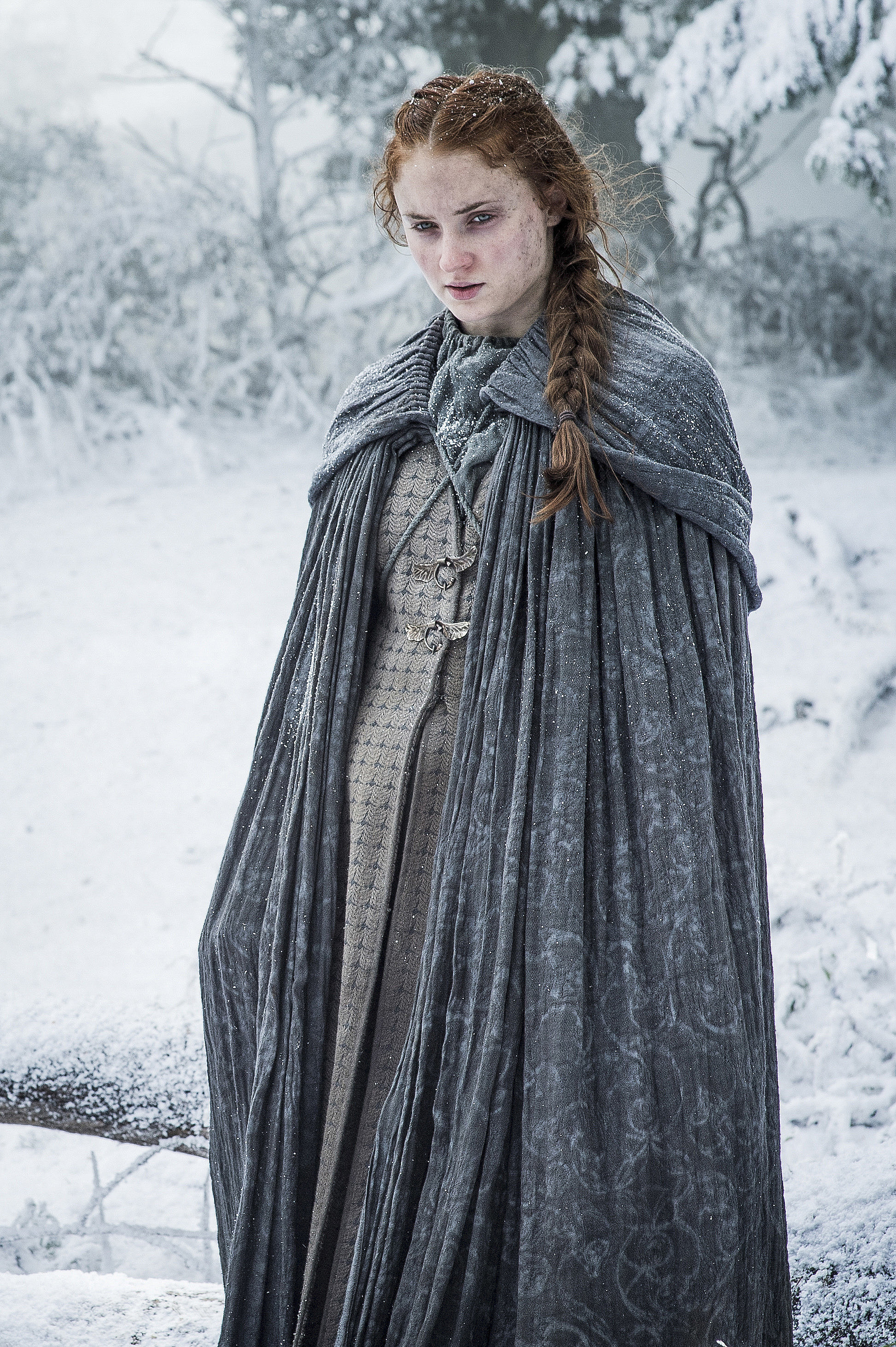 Sansa Stark, Season Six | 10 Game of Thrones Characters, Then and Now