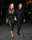 Chrissy Teigen's Date Night Look Was So Sexy, She Probably Set Off the Smoke Detector