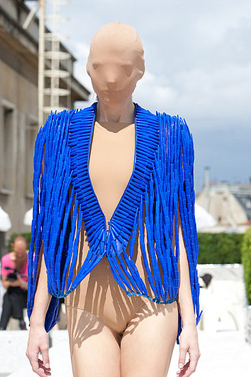 Martin Margiela Goes Artisanal with Pen Caps, False Eyelashes for Fall 2009 Couture Martin Margiela Goes Artisanal with Pen Caps, False Eyelashes for Fall 2009 Couture