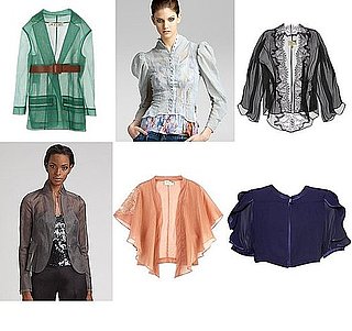 Shopping: Sheer Bed Jackets For Spring Shopping: Sheer Bed Jackets For Spring