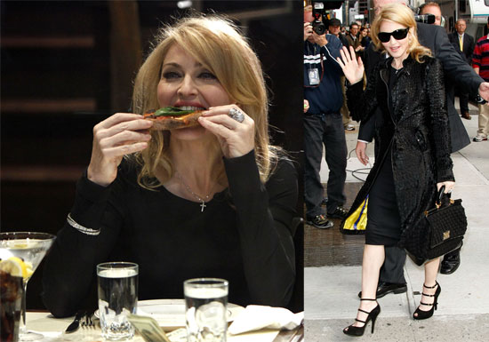 Photos of Madonna at The Late Show Photos of Madonna at The Late Show