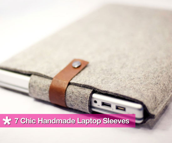 Seven Chic Handmade Laptop Sleeves from Etsy Seven Chic Handmade Laptop Sleeves from Etsy