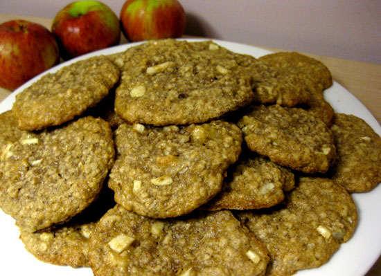 Healthy Recipe: Apple Oatmeal Flax Cookies Healthy Recipe: Apple Oatmeal Flax Cookies