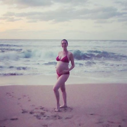 Pictures of Pregnant Celebrities in Bikinis