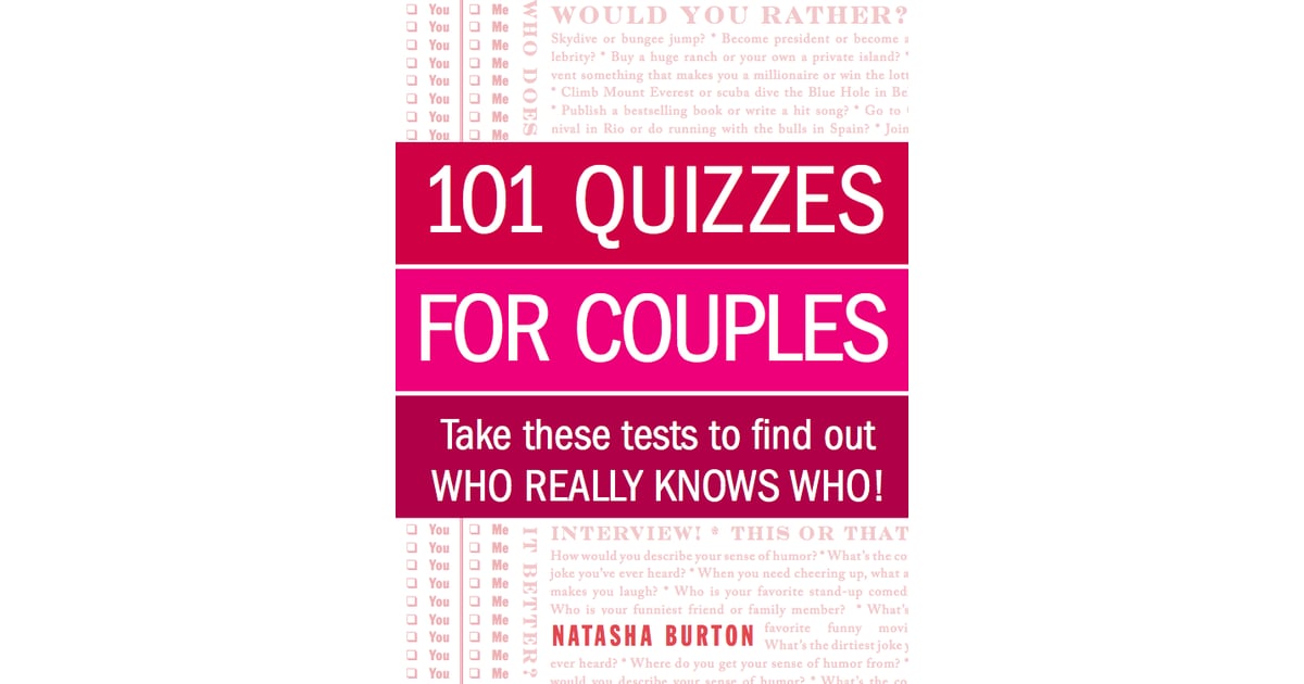 101 Quizzes For Couples | 21 Books to Give Your Friends or Lovers This ...