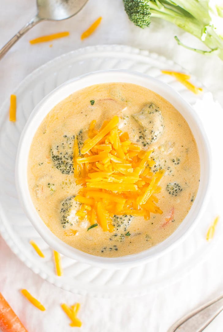 Panera Bread's Broccoli Cheddar Soup | 60+ Popular Restaurant Dishes ...