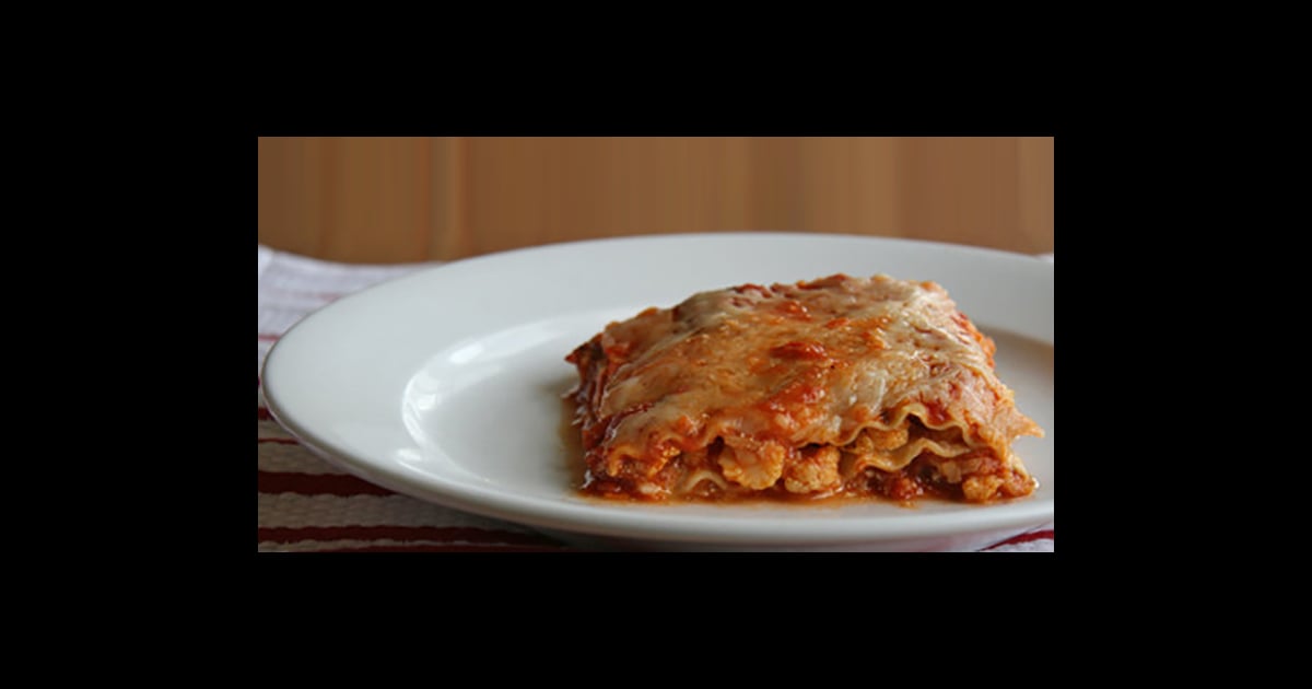 Healthy Vegetable Lasagna Recipe POPSUGAR Fitness
