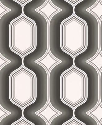 The 10 Coolest Black and White Geometric Wallpapers | POPSUGAR Home
