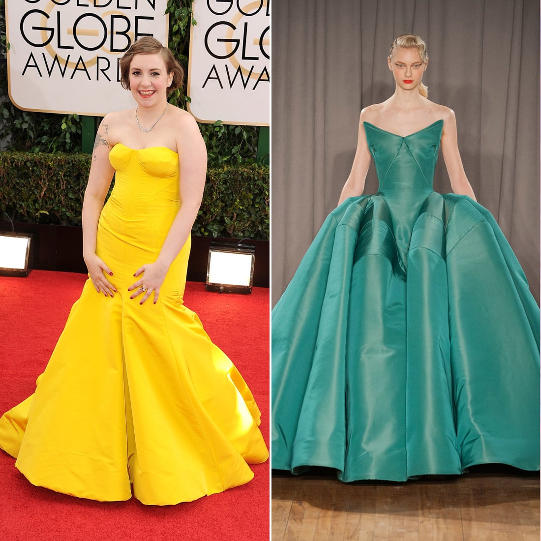Lena Dunham What Will They Wear The 2014 Emmys Red