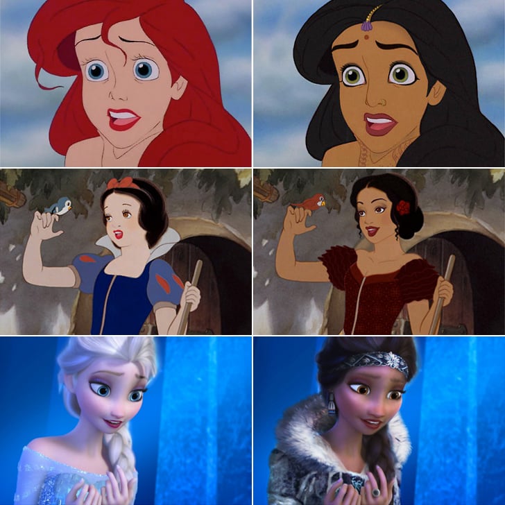Disney Princesses With Different Races Popsugar Love And Sex 8450