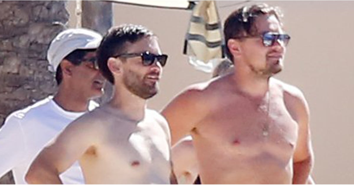 Leonardo DiCaprio and Tobey Maguire Shirtless in Ibiza 2016 - POPSUGAR