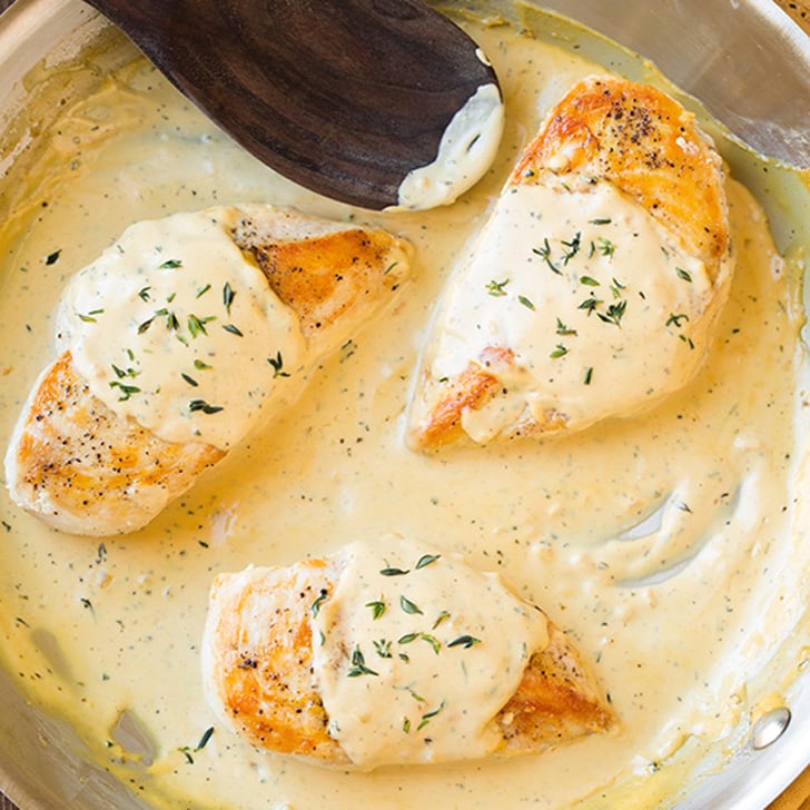 Chicken Breasts With Mustard Cream Sauce POPSUGAR Food