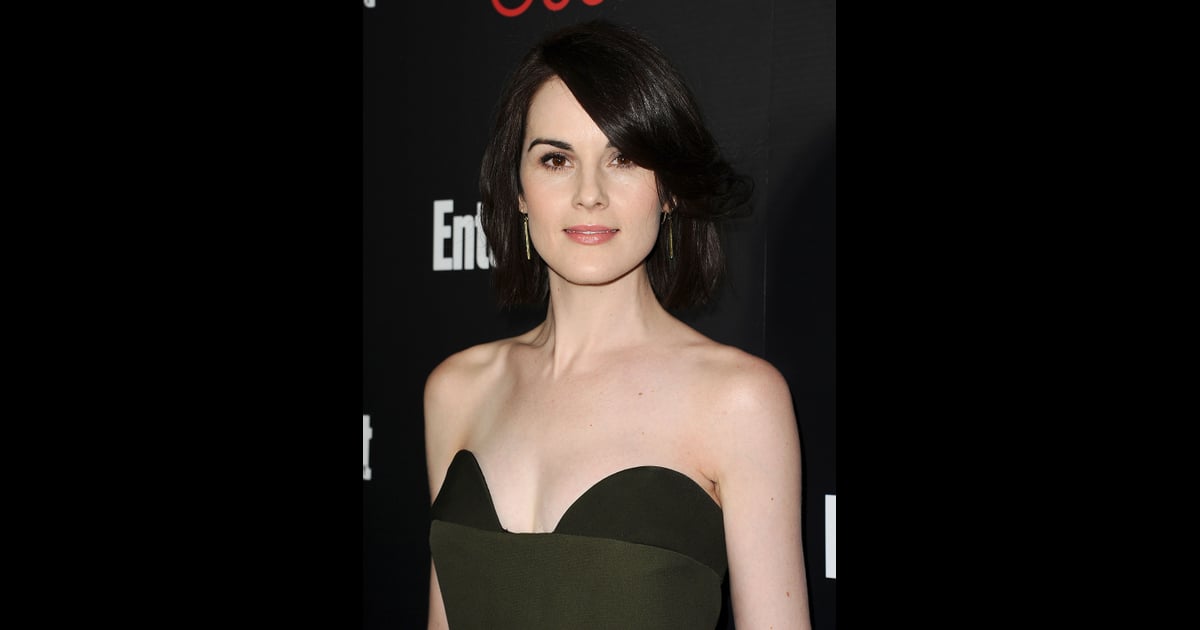 Michelle Dockery The Sag Nominees Party The Night Away In Colorful Makeup Looks Popsugar Beauty 
