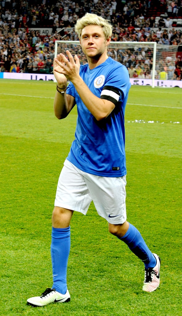 Niall Horan and Louis Tomlinson at Soccer Aid Game June ...