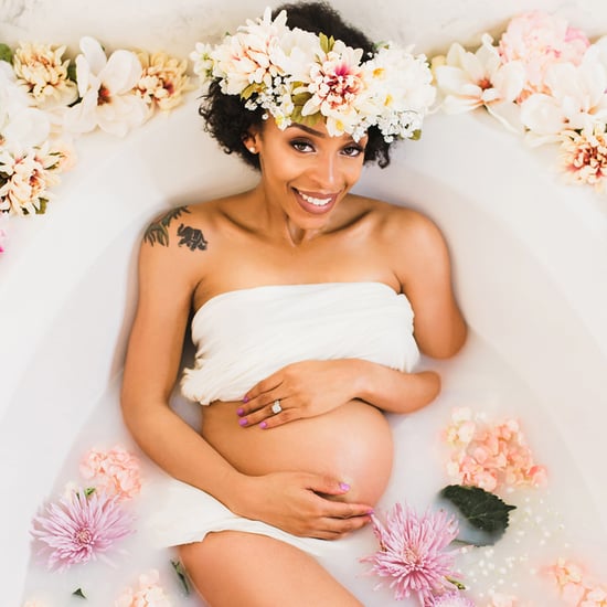 Milk Bath Pregnancy Maternity Photo Shoot