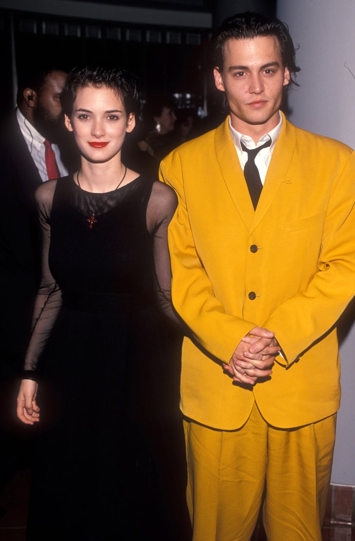 Winona Ryder And Johnny Depp In 1990 Flashback To When These Famous Couples Went Public For 
