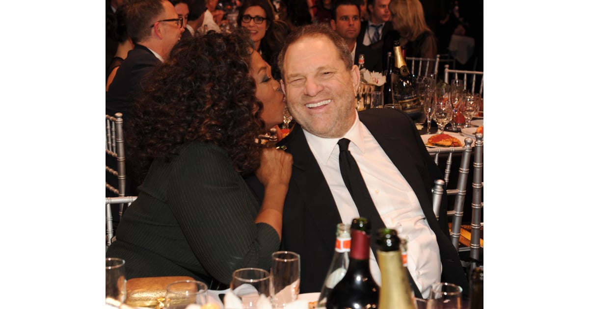 Oprah kissed Harvey Weinstein. | The Real Fun Happens Off Stage at the Critics' Choice Awards
