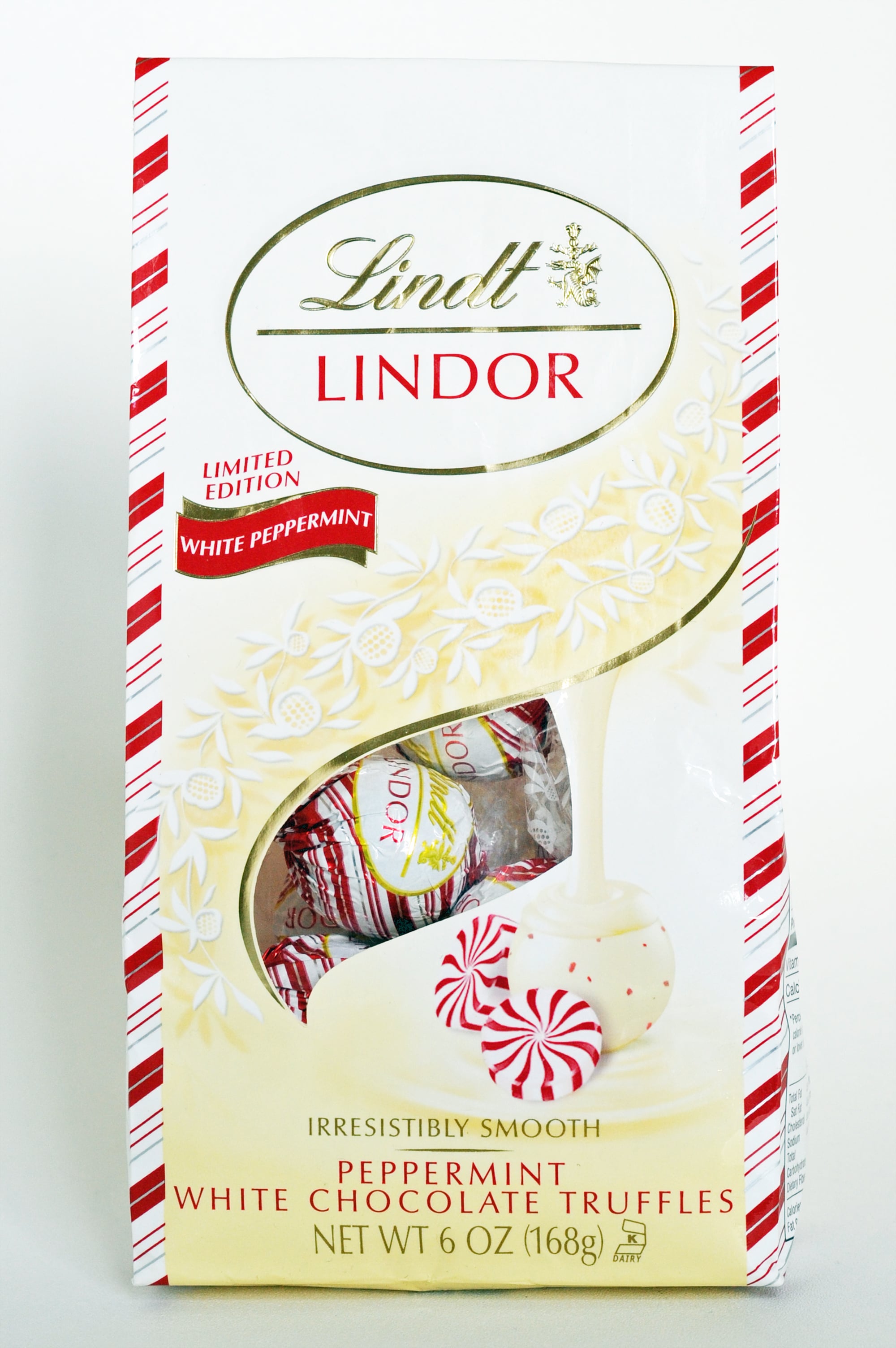 Lindt Lindor Peppermint White Chocolate Truffles 60 Peppermint