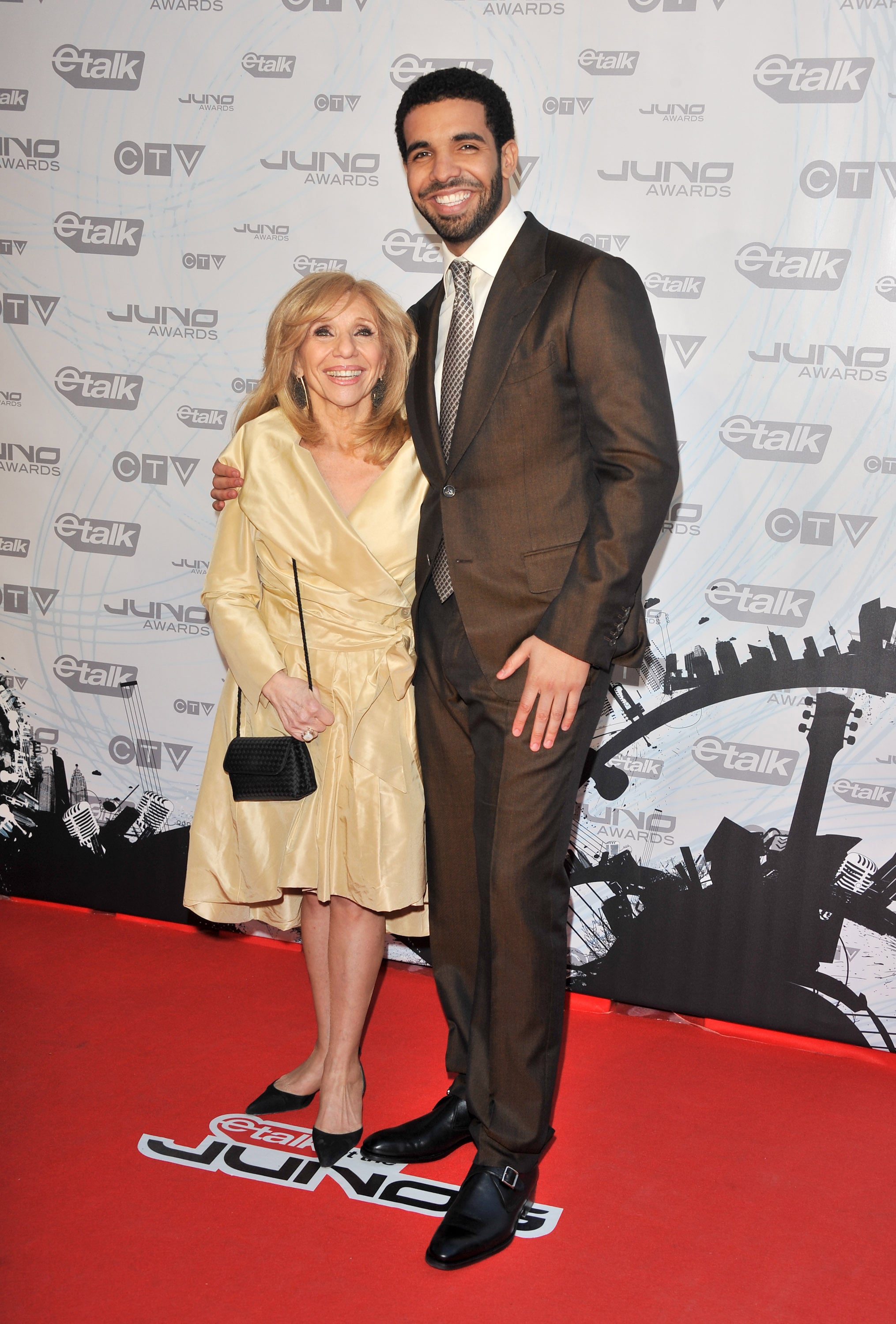 Drake and Sandi Graham What's Cuter Than Hot Guys With Their Moms