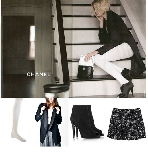 A Look We Love: White Tights 