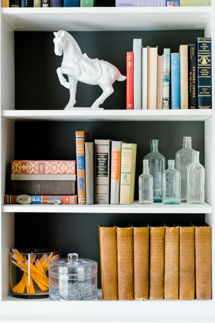 Painted Bookcase 17 Chic Renter Hacks That Make a Huge Difference POPSUGAR Home