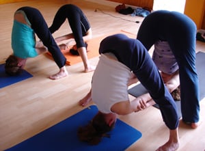 Partner Yoga Pose: Double Standing Straddle | POPSUGAR Fitness