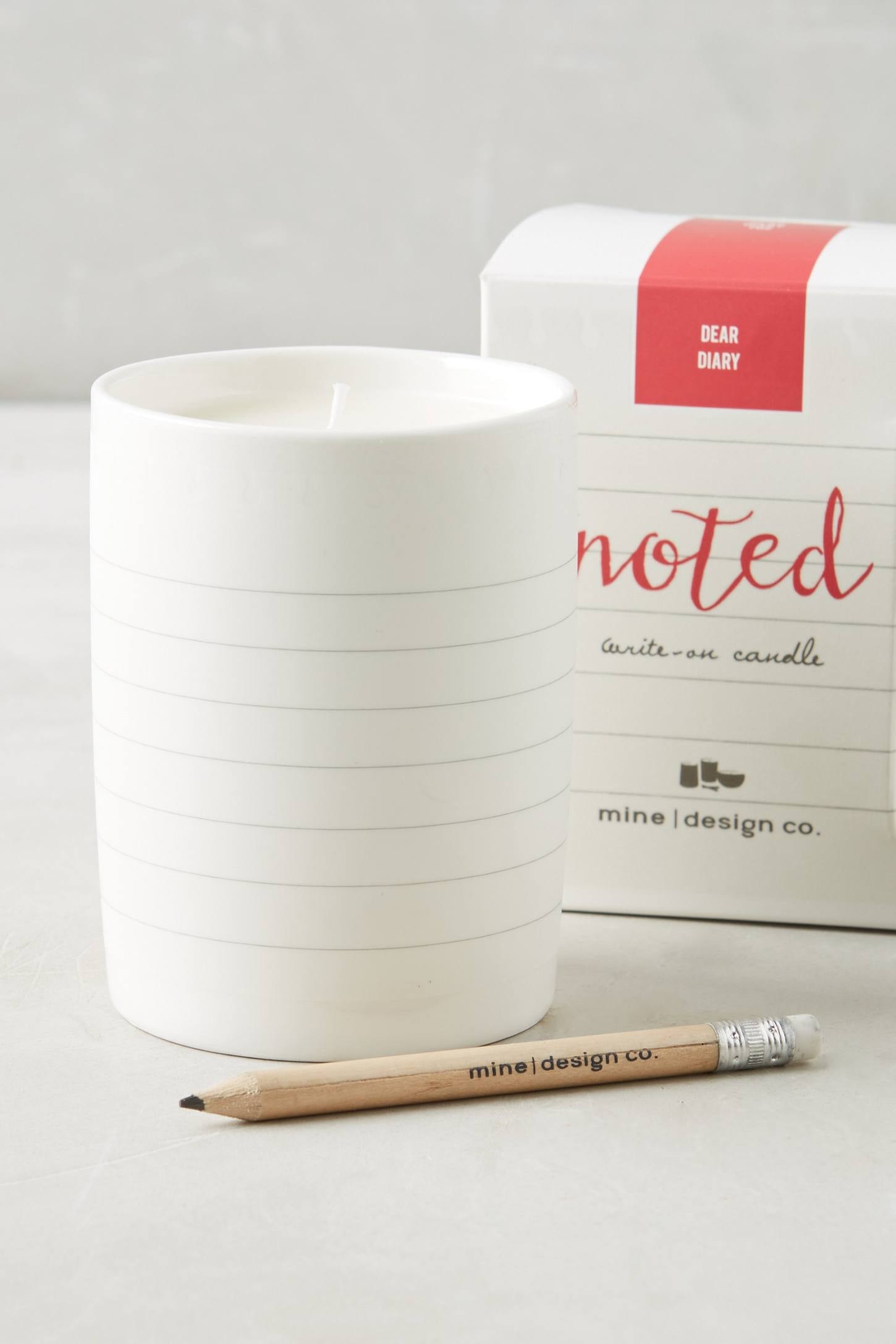 Note Candle 38 Gifts For Wordsmiths and Aspiring Novelists POPSUGAR