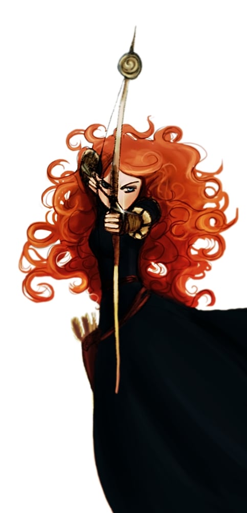 Dark Merida Disney Princesses Like Youve Never Seen Them Popsugar 