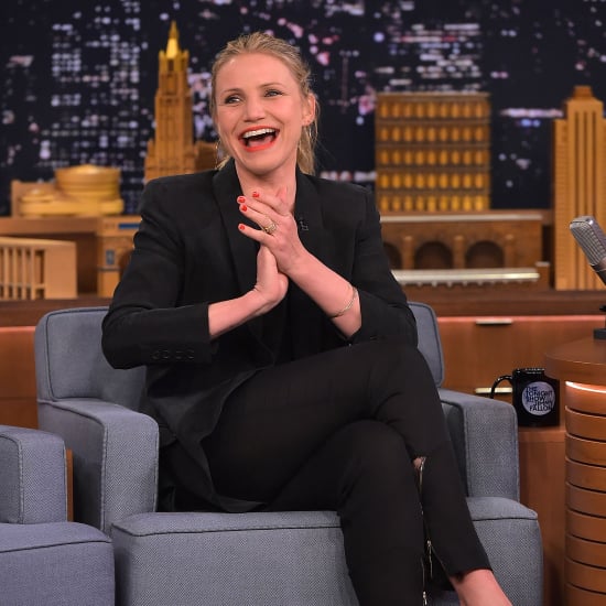 Cameron Diaz's Suit on Tonight Show Starring Jimmy Fallon