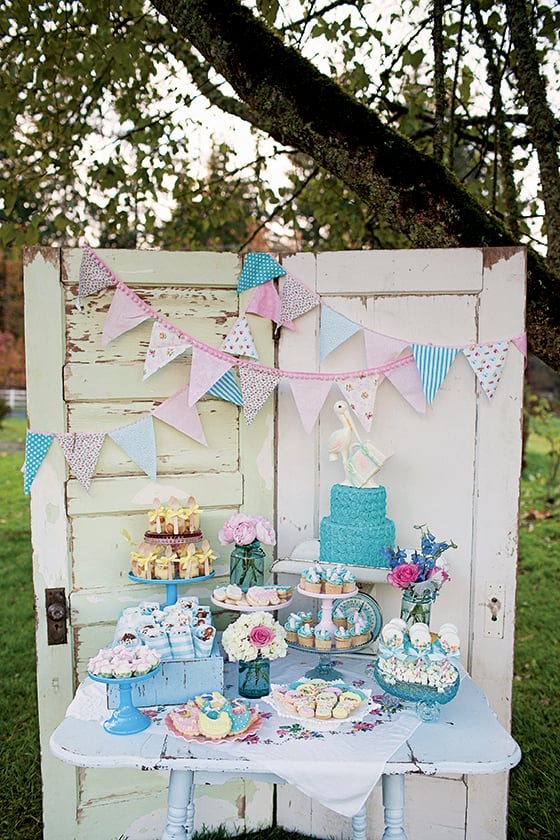 Vintage-Themed Baby Shower | POPSUGAR Moms