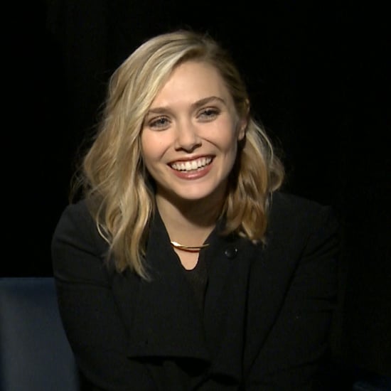 Elizabeth Olsen Filming The Avengers Popsugar Entertainment